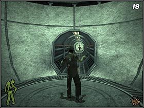 Po obejrzeniu krótkiego przerywnika filmowego, wejdź do tunelu, na którego końcu stoi robot (#18) i skręć w lewo, tuż przed maszyną - Bleeding Ground | Solucja Stubbs the Zombie in Rebel Without a Pulse - Stubbs the Zombie in Rebel Without a Pulse - poradnik do gry