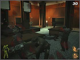 Pomieszczenie, w którym się właśnie znalazłeś (#30), jest szczelnie wypełnione przez policjantów - The Slammer | Solucja Stubbs the Zombie in Rebel Without a Pulse - Stubbs the Zombie in Rebel Without a Pulse - poradnik do gry