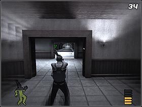 Po dotarciu do przycisku wciśnij go (#33) i obróć się o 180 stopni - The Slammer | Solucja Stubbs the Zombie in Rebel Without a Pulse - Stubbs the Zombie in Rebel Without a Pulse - poradnik do gry