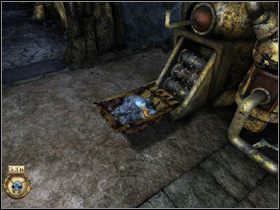 Podnieś zsyp [hopper] i postaw go przed wałami, po czym włóż do niego niebieską rudę [blue ore] - SIEDZIBA SELENITÓW - Świetlna maszyna | Journey to the Moon Podróż na Księżyc - Journey to the Moon: Podróż na Księżyc - poradnik do gry