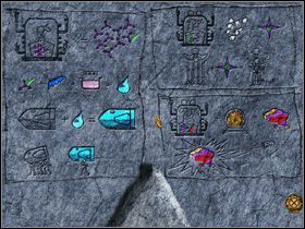 Kierując się rysunkami umieszczonymi po obu stronach maszyny, przygotujesz rozmaite substancje - SIEDZIBA SELENITÓW - Laboratorium, cz. 1 | Journey to the Moon Podróż na Księżyc - Journey to the Moon: Podróż na Księżyc - poradnik do gry