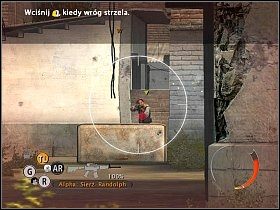 Rusz do kolejnego miejsca, oznaczonego niebieskim rombem - Misja 1 - Rozkaz wymarszu - Full Spectrum Warrior: Ten Hammers - poradnik do gry