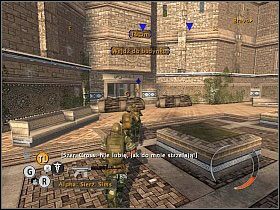 Przemieszczaj się stopniowo w stronę rozległego placu przed tobą - Misja 5 - Sztuka wojny - Full Spectrum Warrior: Ten Hammers - poradnik do gry