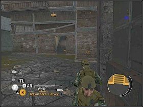 Zaczynasz w zaułku przy ciężarówce - Misja 6 - Most Tien Hammir - Full Spectrum Warrior: Ten Hammers - poradnik do gry