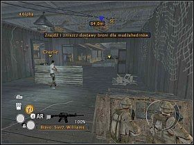 Od początku misji posiadasz trzy oddziały - dwóch z żołnierzami i jeden z uzbrojonym cywilem - Misja 7 - Krocząc po wodzie - Full Spectrum Warrior: Ten Hammers - poradnik do gry