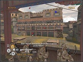 Podejdź do narożnika budynku znajdującego się na północy - Misja 12 - Ostatni opór - Full Spectrum Warrior: Ten Hammers - poradnik do gry