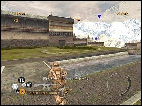 Kierując się na zachód przejdziesz obok drzwi prowadzących do budynku z prawej - Misja 12 - Ostatni opór - Full Spectrum Warrior: Ten Hammers - poradnik do gry