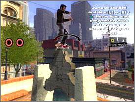 Znajdź Master Zena pomiędzy czerwonymi budynkami - Downtown #1 | Story mode | Tony Hawks American Wasteland - Tony Hawks American Wasteland - poradnik do gry
