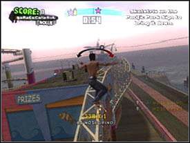 Podejdź do faceta w okularach, który jest na molo - Santa Monica #1 | Story mode | Tony Hawks American Wasteland - Tony Hawks American Wasteland - poradnik do gry