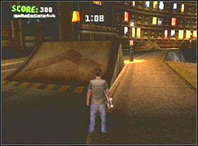 A - na rampie obok otwartego garażu - Mineapolis | Classic mode | Tony Hawks American Wasteland - Tony Hawks American Wasteland - poradnik do gry