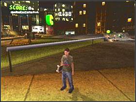 Combo rozpocznij od poręczy przy wjeździe do parku - Mineapolis | Classic mode | Tony Hawks American Wasteland - Tony Hawks American Wasteland - poradnik do gry