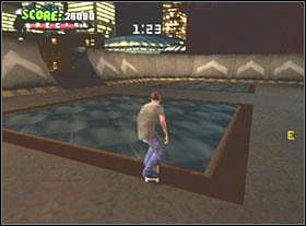 Dostań się na dach wybijając się z wyskoczni zrobionej na tirze - Mineapolis | Classic mode | Tony Hawks American Wasteland - Tony Hawks American Wasteland - poradnik do gry