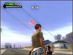 Przegrinduj kabel nad przystankiem - Santa Cruz | Classic mode | Tony Hawks American Wasteland - Tony Hawks American Wasteland - poradnik do gry