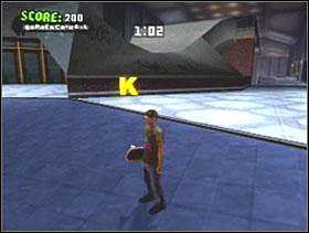 K - Obok małego wodospadu - The Mall | Classic mode | Tony Hawks American Wasteland - Tony Hawks American Wasteland - poradnik do gry