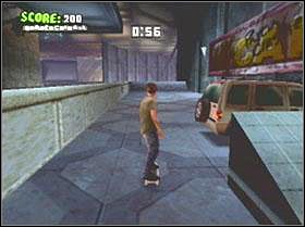 Wjedź na balkon z zaparkowanym samochodem - The Mall | Classic mode | Tony Hawks American Wasteland - Tony Hawks American Wasteland - poradnik do gry