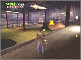 A - Na półce naprzeciw basenu - Chicago | Classic mode | Tony Hawks American Wasteland - Tony Hawks American Wasteland - poradnik do gry