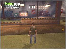 Wykonaj boned ollie [KP5, KP5 (X X)] nad wyższym murkiem - Chicago | Classic mode | Tony Hawks American Wasteland - Tony Hawks American Wasteland - poradnik do gry