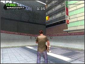 E - Nad białą rampą na lewo od startu - Kyoto | Classic mode | Tony Hawks American Wasteland - Tony Hawks American Wasteland - poradnik do gry