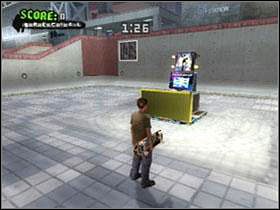 Obok białej rampy na lewo od startu - Kyoto | Classic mode | Tony Hawks American Wasteland - Tony Hawks American Wasteland - poradnik do gry