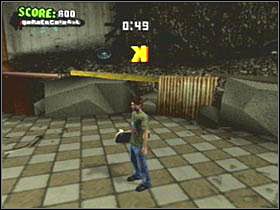 K - We wnęce obok spychacza - Ruins | Classic mode | Tony Hawks American Wasteland - Tony Hawks American Wasteland - poradnik do gry