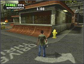 Na rogu kawiarni - Ruins | Classic mode | Tony Hawks American Wasteland - Tony Hawks American Wasteland - poradnik do gry