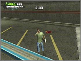 Na parterze parkingu z lewej strony od wjazdu - Ruins cd. | Classic mode | Tony Hawks American Wasteland - Tony Hawks American Wasteland - poradnik do gry