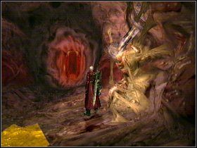 Skocz na dół w miejsce gdzie był wyrostek i udaj się w stronę statku - Misja #8 | Solucja | Devil May Cry 3 Dantes Awakening - Devil May Cry 3: Dantes Awakening - Edycja Specjalna - poradnik do gry