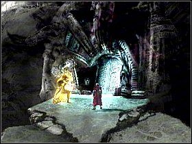 Po dotarciu do miejsca gdzie musiałeś rozbić szyby włóż Samsara w żółtą statuę - Misja #19 | Solucja | Devil May Cry 3 Dantes Awakening - Devil May Cry 3: Dantes Awakening - Edycja Specjalna - poradnik do gry