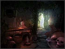 Porozmawiaj z przywódczynią plemienia, która postawi ci ultimatum - albo do świtu złapiesz swoją panterę, albo zajmą się nią plemienni myśliwi - WIOSKA MOLGRAVEÓW cz.1 | Paradise - Paradise - poradnik do gry