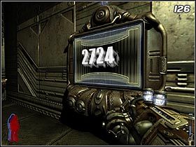 Obróć się o 180 stopni i przyglądnij się drugiej ze skrzyń (#125) - [Solucja] Crash Landing cz.2 | Prey - Prey (2006) - poradnik do gry