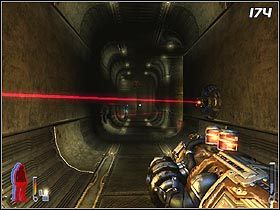 Korytarz jest kontrolowany przez laserowe czujniki (#174) - [Solucja] The Old Tribes cz.1 | Prey - Prey (2006) - poradnik do gry