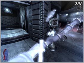 Panel kontroluje kabinę, powodując jej obrót o 90 stopni - [Solucja] Hidden Agenda cz.1 | Prey - Prey (2006) - poradnik do gry