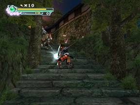 łowienie dusz w ogniu walki wymaga dużej podzielności uwagi, ale jest niestety konieczne. - Świątynia Honnoji - Japonia | Onimusha 3 Demon Siege - Onimusha 3: Demon Siege - poradnik do gry