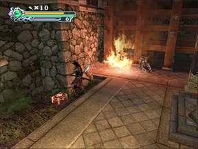 Po oczyszczeniu terenu sprawdzajcie każdą piędź ziemi, gdyż napotkać można szkatułki z fantami. - Świątynia Honnoji - Japonia | Onimusha 3 Demon Siege - Onimusha 3: Demon Siege - poradnik do gry