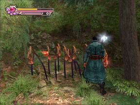 Szkatułka daleko, rośliny blisko - nic to, nowy bicz wykończy je ekspresowo. - Południowy las pierwotny - Japonia cz.2 | Onimusha 3 Demon Siege - Onimusha 3: Demon Siege - poradnik do gry