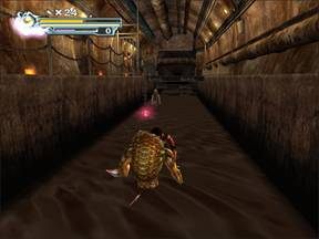 Zwierzaczek średnio sympatyczny, więc lepiej profilaktycznie odesłać go w zaświaty. - Łuk Triumfalny- Kanały - Paryż cz.2 | Onimusha 3 Demon Siege - Onimusha 3: Demon Siege - poradnik do gry