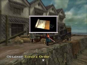 W starym wozie znaleźć można rozkazy zarządcy Torana. - Sakai City, Senchu- Japonia cz.1 | Onimusha 3 Demon Siege - Onimusha 3: Demon Siege - poradnik do gry