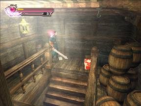 Będąc na statku, szkoda byłoby go nie zwiedzić. - Sakai City, Senchu- Japonia cz.3 | Onimusha 3 Demon Siege - Onimusha 3: Demon Siege - poradnik do gry