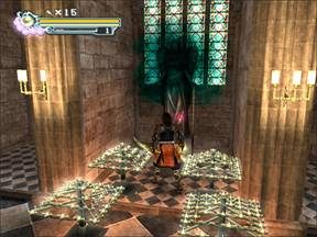 Posągi mają głowy skryte chmurą mroku, ciekawe, dlaczego? - Podziemia Katedry Notre Dame - Paryż cz.1 | Onimusha 3 Demon Siege - Onimusha 3: Demon Siege - poradnik do gry