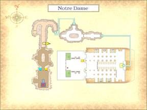 Mapa Notre Dame. - Podziemia Katedry Notre Dame - Paryż cz.3 | Onimusha 3 Demon Siege - Onimusha 3: Demon Siege - poradnik do gry