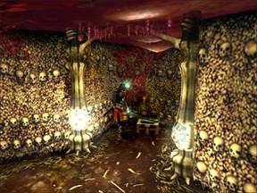 Niestety, niektóre prezenty dostępne są tylko po wykazaniu elastyczności umysłu. - Podziemia Katedry Notre Dame - Paryż cz.4 | Onimusha 3 Demon Siege - Onimusha 3: Demon Siege - poradnik do gry