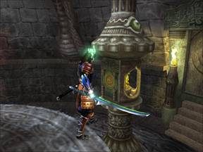 Żółty kamień jest na swoim miejscu i schody zostały wysunięte. - Podmorska Świątynia cz.1 | Onimusha 3 Demon Siege - Onimusha 3: Demon Siege - poradnik do gry