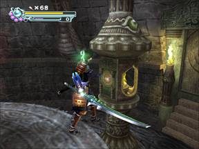 Gołym okiem widać, że nie ma tu właściwego dysku. - Podmorska Świątynia cz.2 | Onimusha 3 Demon Siege - Onimusha 3: Demon Siege - poradnik do gry