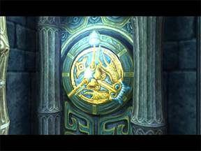 Po skompletowaniu rogów głowa smoka wykonuje obrót i pomieszczenie zostaje osuszone z wody. - Podmorska Świątynia cz.3 | Onimusha 3 Demon Siege - Onimusha 3: Demon Siege - poradnik do gry