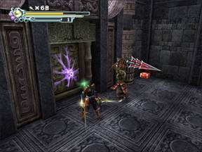 Kolejny przeciwnik, mimo groźnego wyglądu, zwrotny jak piłkarski obrońca ligi krajowej. - Podmorska Świątynia cz. | Onimusha 3 Demon Siege - Onimusha 3: Demon Siege - poradnik do gry