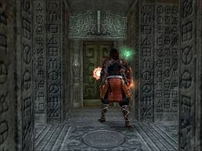 Wobec siły magii ziemi topora pajęczyna na drzwiach ustępuje! - Podmorska Świątynia cz.6 | Onimusha 3 Demon Siege - Onimusha 3: Demon Siege - poradnik do gry