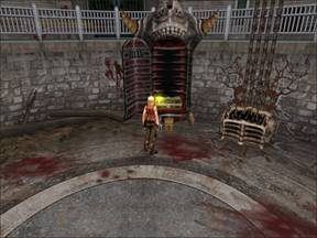 Dźwignia pierwsza z prawej - karabinek bojowy SPS 15 + R. - Katedra Notre Dame - Paryż cz.2 | Onimusha 3 Demon Siege - Onimusha 3: Demon Siege - poradnik do gry