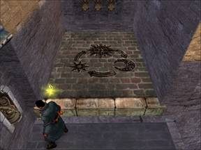 Za drzwiami tarasowymi natychmiast pojawia się kolejna zagadka. - Mont-Saint-Michel - Francja cz.2 | Onimusha 3 Demon Siege - Onimusha 3: Demon Siege - poradnik do gry