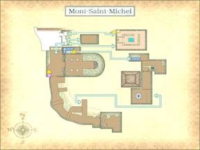 Rzut oka na mapę. Nasze pole możliwości właśnie się skończyło. Pora na Samanosuke. - Mont-Saint-Michel - Francja cz.2 | Onimusha 3 Demon Siege - Onimusha 3: Demon Siege - poradnik do gry