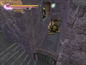 Firefly po raz trzeci - na dole roślinka, którą trzeba zneutralizować ostatecznie. - Mont-Saint-Michel - Francja cz.4 | Onimusha 3 Demon Siege - Onimusha 3: Demon Siege - poradnik do gry